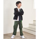 【メディア紹介商品】裾ドロストゆるカーゴパンツ(120~160cm) | ikka | 詳細画像5