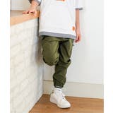 ダークオリーブ | リップジップカーゴジョガーパンツ（120~160cm） | ikka 