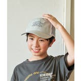 ライトグリーン | リネンライク刺繍ロゴメッシュキャップ | ikka 