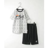 ブラック | FILA フィラ 総柄セットアップ | ikka