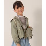 サテンフレアマウンテンパーカー(120~160cm) | ikka | 詳細画像12