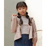サテンフレアマウンテンパーカー(120~160cm) | ikka | 詳細画像2