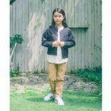 【親子コーデ】メッシュデニムバンドカラージャケット（110~160cm） | ikka  | 詳細画像9 