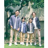 【親子コーデ】メッシュデニムバンドカラージャケット（110~160cm） | ikka  | 詳細画像16 