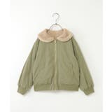 オリーブ | 【2WAY】リバーシブルファーブルゾン（110~160cm） | ikka 