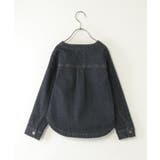 【親子コーデ】ストレッチノーカラーGジャン（120~160cm） | ikka  | 詳細画像2 