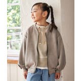 グレー | 【親子コーデ】フェイクスエードブルゾン(120~160cm) | ikka