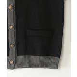 7Gリブ配色ニットカーディガン(120~160cm) | ikka  | 詳細画像5