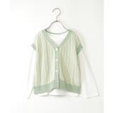 【メディア紹介商品】サイドボタンニットベストアンサンブル（120~160cm）【… | ikka  | 詳細画像12 