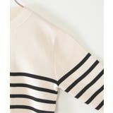 【親子コーデ】コットンMIXボーダーニットプルオーバー（120~160cm） | ikka  | 詳細画像16 