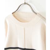 【親子コーデ】コットンMIXボーダーニットプルオーバー（120~160cm） | ikka  | 詳細画像19 