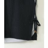 【親子コーデ】サイドリボンニットベストセット（120~160cm） | ikka  | 詳細画像5 