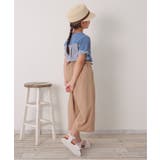 【親子コーデ】ストライプ切り替えTシャツ（120~160cm） | ikka  | 詳細画像8 