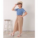 【親子コーデ】ストライプ切り替えTシャツ（120~160cm） | ikka  | 詳細画像7 