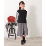 袖チェックフリル襟プルオーバー（120~160cm） | ikka  | 詳細画像10 