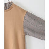 袖チェックフリル襟プルオーバー（120~160cm） | ikka  | 詳細画像13 