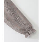 袖チェックフリル襟プルオーバー（120~160cm） | ikka  | 詳細画像14 