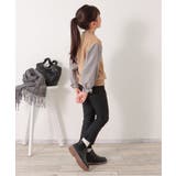 袖チェックフリル襟プルオーバー（120~160cm） | ikka  | 詳細画像5 