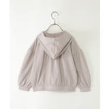 【親子コーデ】コットンUSA鹿の子ジップパーカー（120~160cm） | ikka  | 詳細画像2 