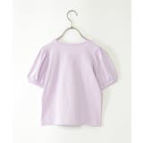 【親子コーデ】ボリュームパフ袖プリントT（120~160cm） | ikka  | 詳細画像2 