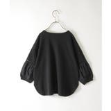 【親子コーデ】7分袖幾何学レース切り替えTシャツ（120~160cm） | ikka  | 詳細画像2 