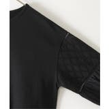 【親子コーデ】7分袖幾何学レース切り替えTシャツ（120~160cm） | ikka  | 詳細画像3 
