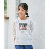 【親子コーデ】フォトプリントロングTシャツ（120~160cm） | ikka  | 詳細画像2 