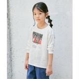 【親子コーデ】フォトプリントロングTシャツ（120~160cm） | ikka  | 詳細画像3 