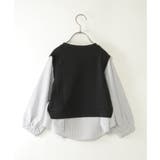 【親子コーデ】ケーブル柄レイヤードプルオーバー（120~160cm） | ikka  | 詳細画像8 