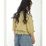 ブラウスライクチェック7分袖プルオーバー（120~160cm） | ikka  | 詳細画像3 