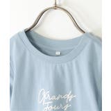 袖ストライプリボンロゴTシャツ(120~160cm) | ikka | 詳細画像10