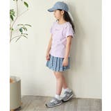 袖ギンガムレースアップTシャツ(120~160cm) | ikka | 詳細画像5