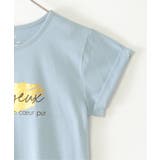 【親子おそろい】裾レイヤードロールアップロゴTシャツ(120~160cm) | ikka | 詳細画像3