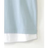 【親子おそろい】裾レイヤードロールアップロゴTシャツ(120~160cm) | ikka | 詳細画像4