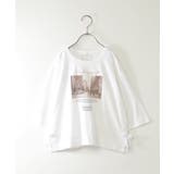 【親子コーデ】フォトロゴプリント7分袖Tシャツ（120~160cm） | ikka  | 詳細画像9 