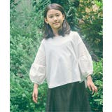 【親子コーデ】7分袖キカレース切り替えTシャツ（120~160cm） | ikka  | 詳細画像9 