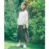 【親子コーデ】7分袖キカレース切り替えTシャツ（120~160cm） | ikka  | 詳細画像5 