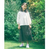 【親子コーデ】7分袖キカレース切り替えTシャツ（120~160cm） | ikka  | 詳細画像6 