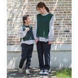 【親子コーデ】ケーブル柄レイヤードプルオーバー（120~160cm） | ikka  | 詳細画像12 