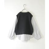 【親子コーデ】ケーブル柄レイヤードプルオーバー（120~160cm） | ikka  | 詳細画像18 