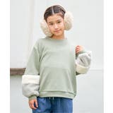 袖ファー刺繍ラインストーンプルオーバー（120~160cm） | ikka  | 詳細画像5 