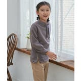 フェイクスエードサイドジップ使いプルオーバー（120~160cm） | ikka  | 詳細画像7 