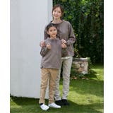 フェイクスエードサイドジップ使いプルオーバー（120~160cm） | ikka  | 詳細画像12 