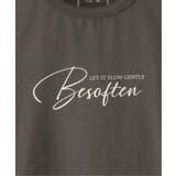 【親子コーデ】フォトロゴ脇レースアップ7分袖Tシャツ（120~160cm） | ikka  | 詳細画像13 