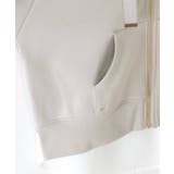 ダンボール裾レイヤージップパーカー（120~160cm） | ikka  | 詳細画像9 