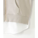 ダンボール裾レイヤージップパーカー（120~160cm） | ikka  | 詳細画像5 