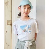 【親子コーデ】袖タック冷感プリントTシャツ（120~160cm） | ikka  | 詳細画像3 