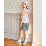 冷感肩ギンガム切り替えロゴT（120~160cm） | ikka  | 詳細画像19 