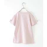 冷感肩ギンガム切り替えロゴT（120~160cm） | ikka  | 詳細画像22 