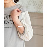 袖布帛シャーリング7分Tシャツ(120~160cm) | ikka | 詳細画像14